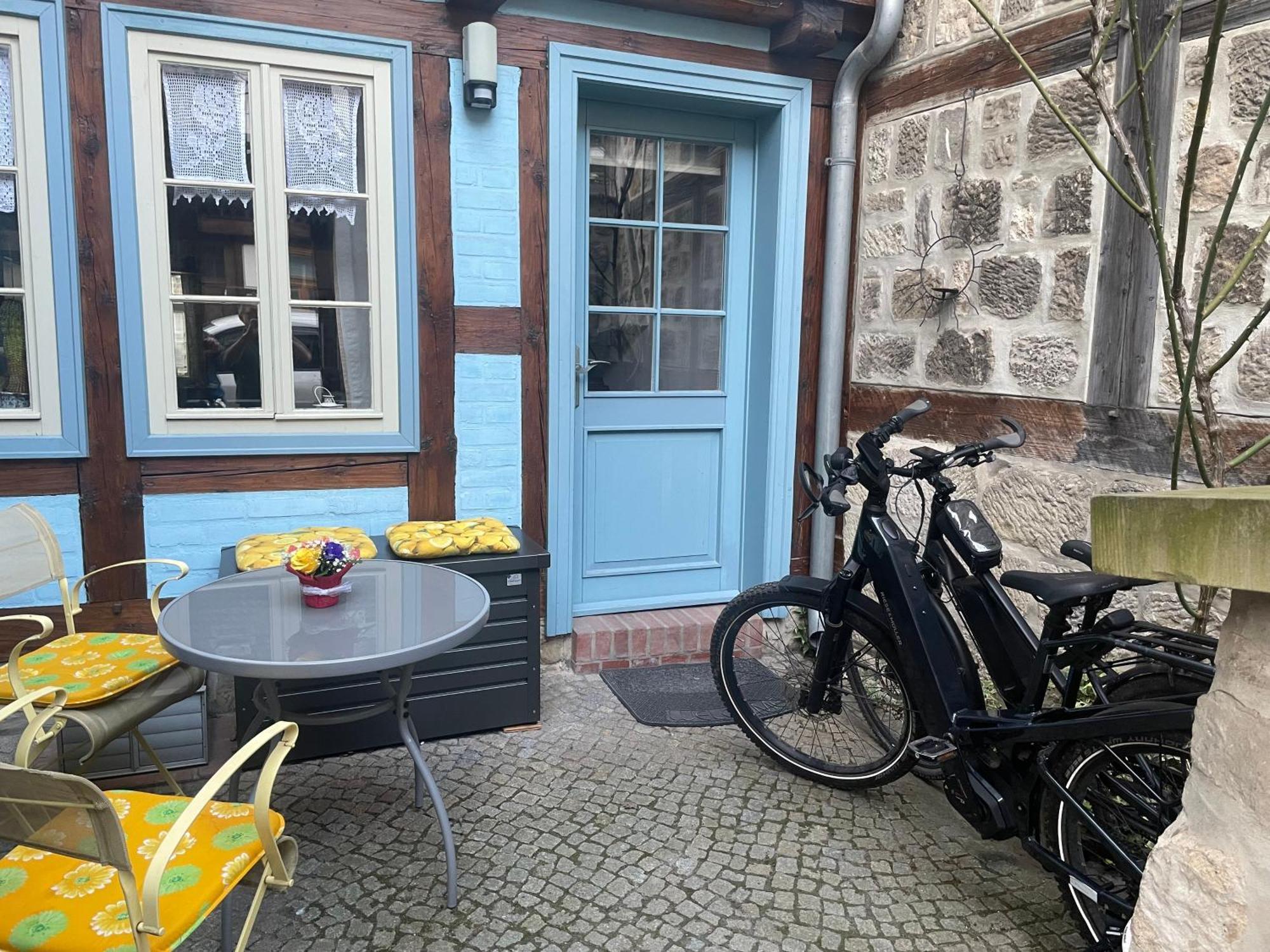 Blaues Haeuschen Quedlinburg